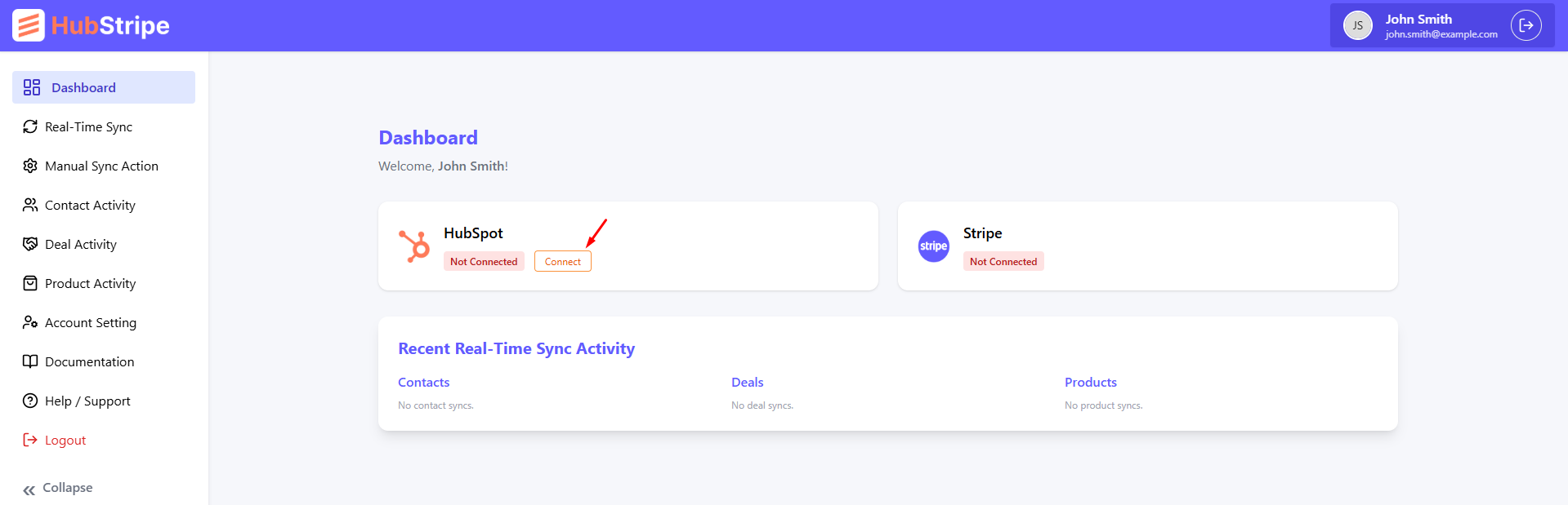 Connect Stripe